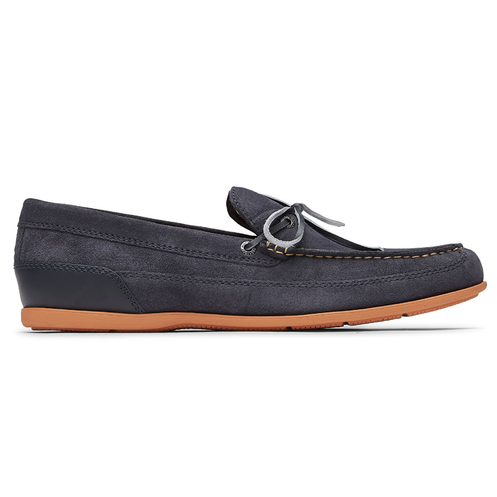 Mocassins Rockport Homem Azul Marinho - Malcom Tie - 34628JDSM